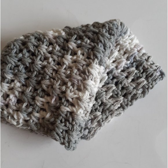 Set of 3  dish cloths grey white melange - Picture 7 of 7